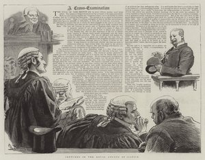Sketches in the Royal Courts of Justice